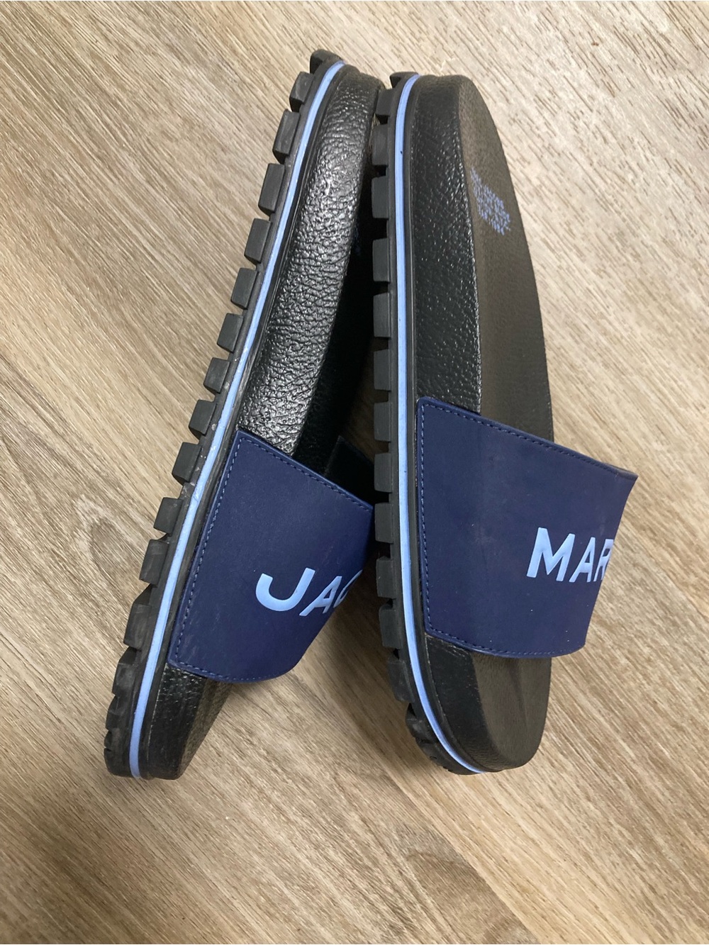 Marc Jacobs Navy and Light Blue Women's Slide Sandals - Picture 4 of 7